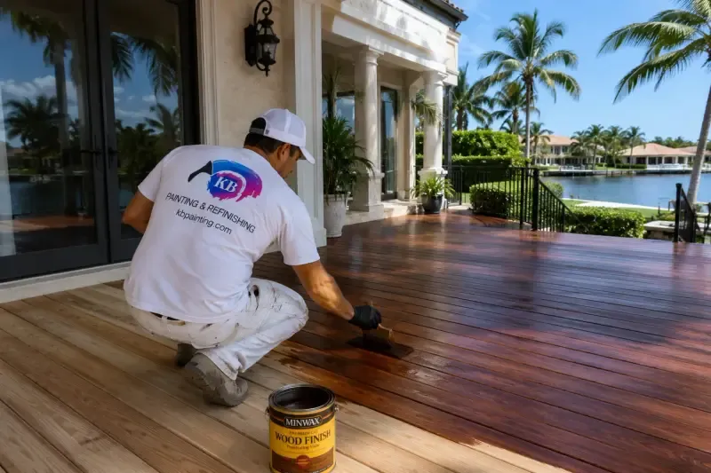 Deck & Fence Staining service illustration