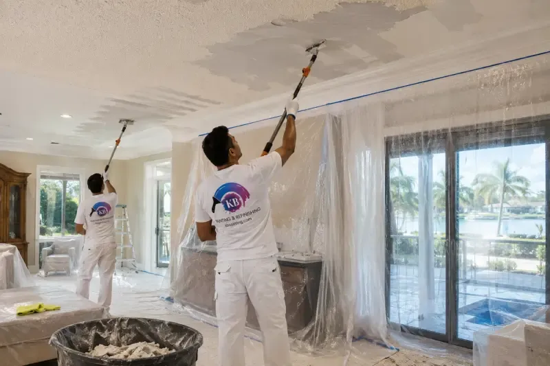 Popcorn Ceiling Removal service illustration