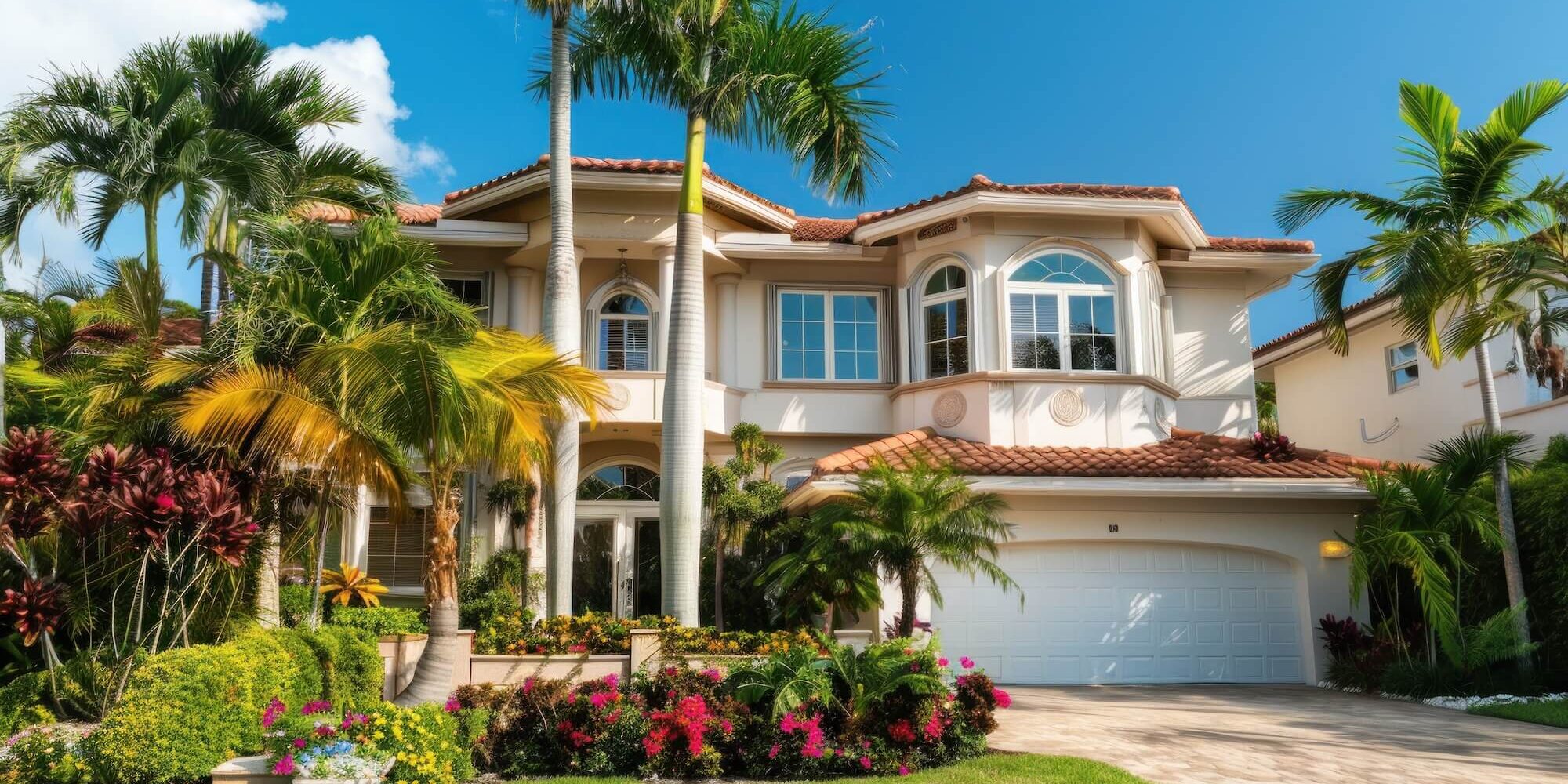 south florida stucco home exterior painted professionally by exterior painters in fort lauderdale